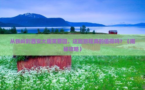 铁岭去西安大唐芙蓉园旅游