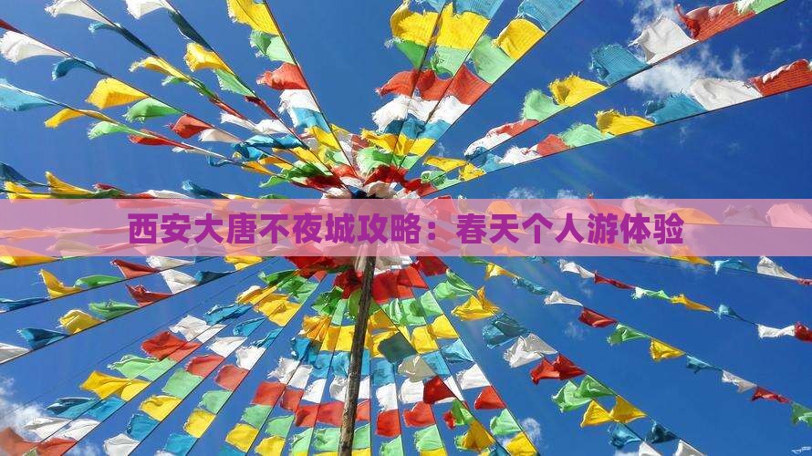 春天去西安大唐不夜城个人游