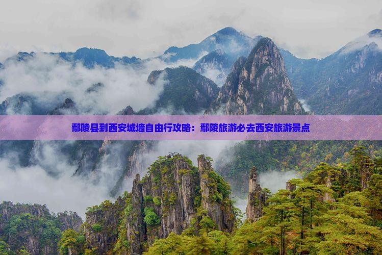 鄢陵县到西安城墙自由行