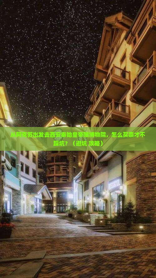 阿克苏去西安秦始皇帝陵博物院门票