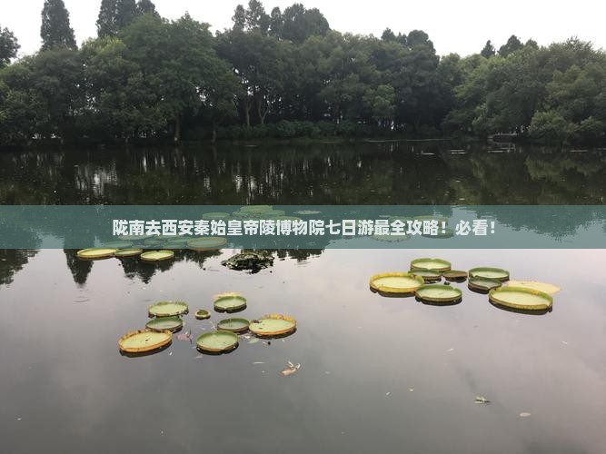 陇南去西安秦始皇帝陵博物院七日游