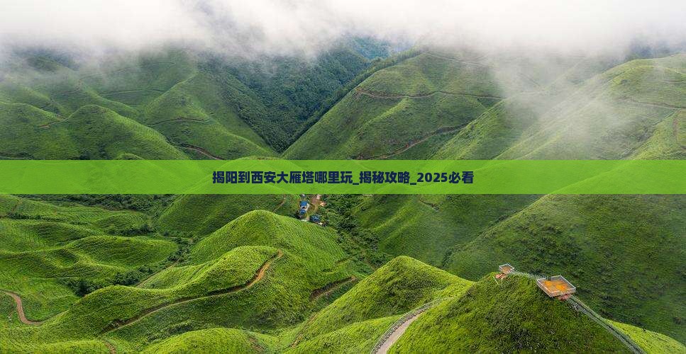 揭阳到西安大雁塔哪里玩