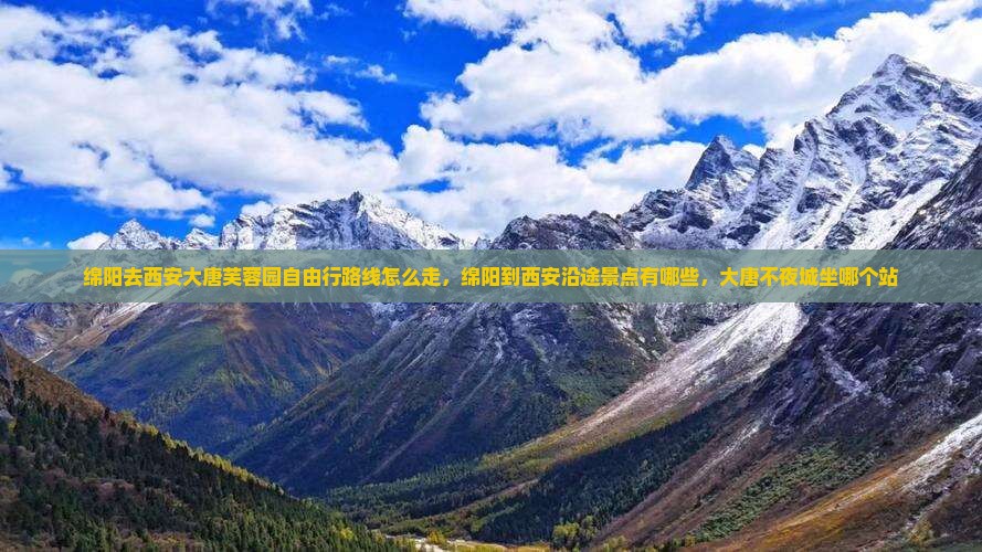 绵阳去西安大唐芙蓉园自由行