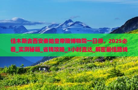 佳木斯去西安秦始皇帝陵博物院一日游