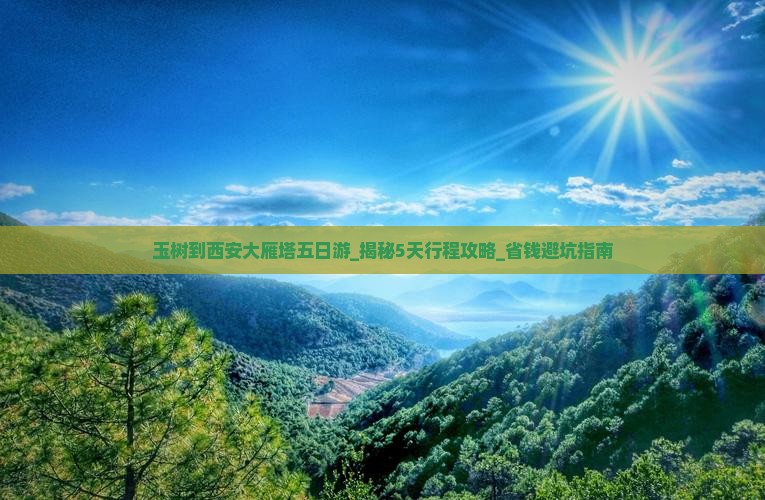 玉树到西安大雁塔五日游