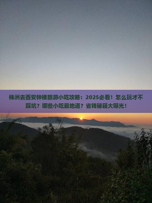 株洲去西安钟楼旅游小吃