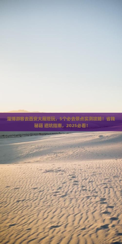 淄博去西安大雁塔哪里玩