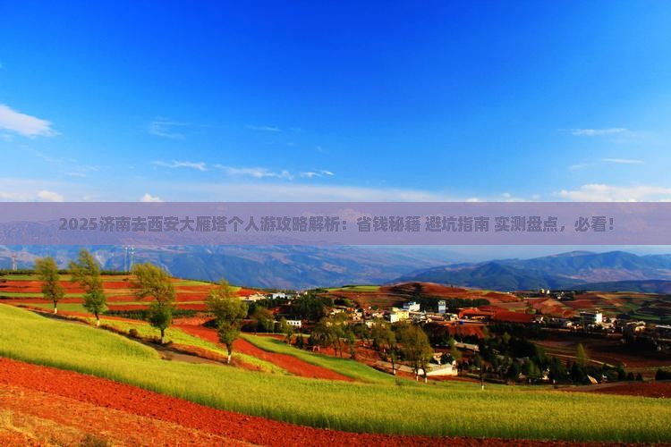 济南去西安大雁塔个人游