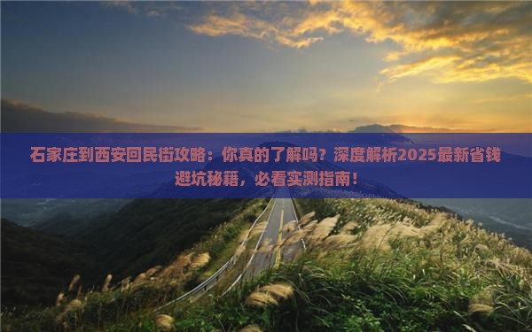 石家庄到西安回民街攻略