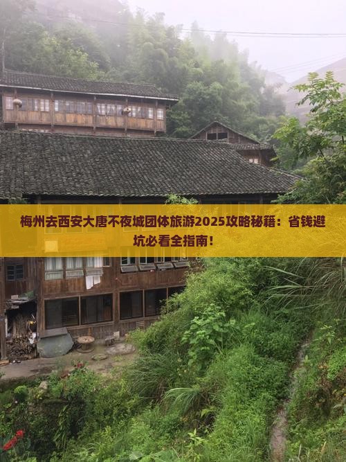 梅州去西安大唐不夜城团体旅游