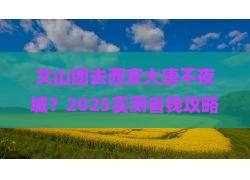 文山去西安大唐不夜城团体旅游