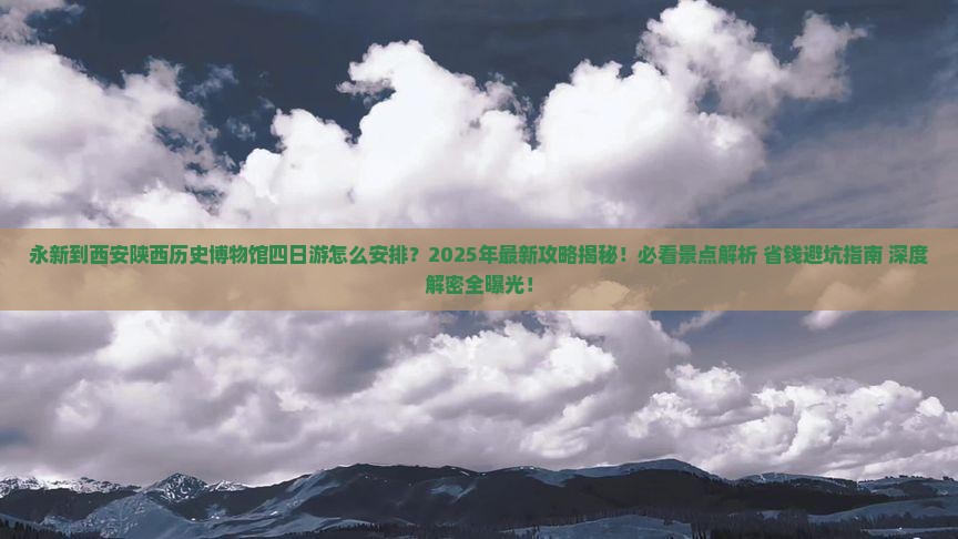 永新到西安陕西历史博物馆四日游