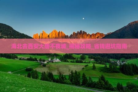海北去西安大唐不夜城大型旅游团