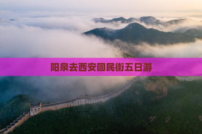 阳泉去西安回民街五日游
