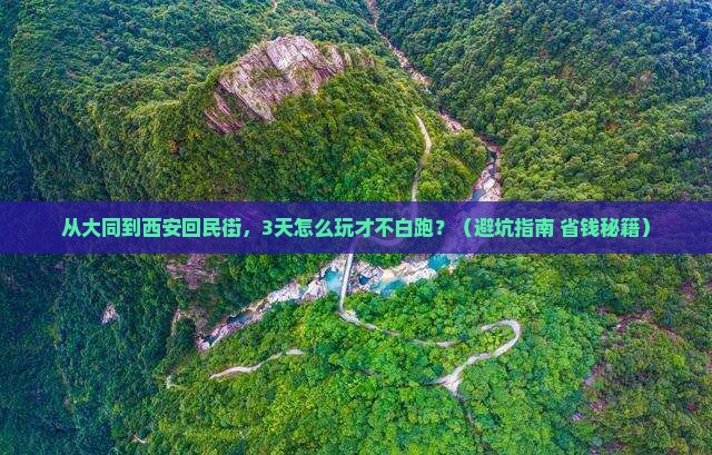 大同去西安回民街三日游