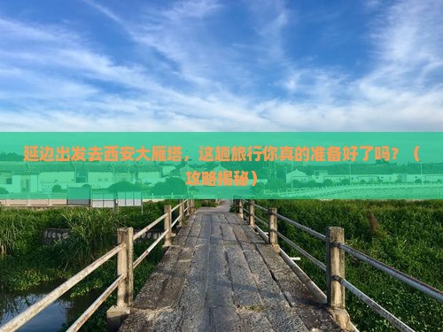 延边到西安大雁塔旅行社