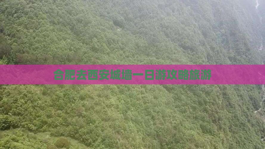 合肥去西安城墙一日游
