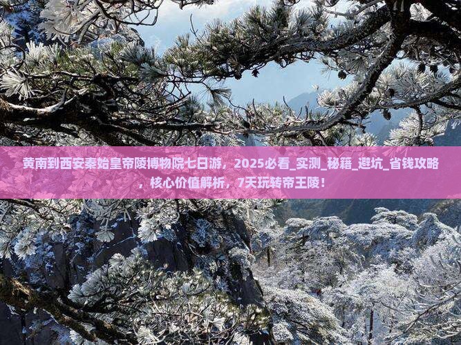 黄南到西安秦始皇帝陵博物院七日游