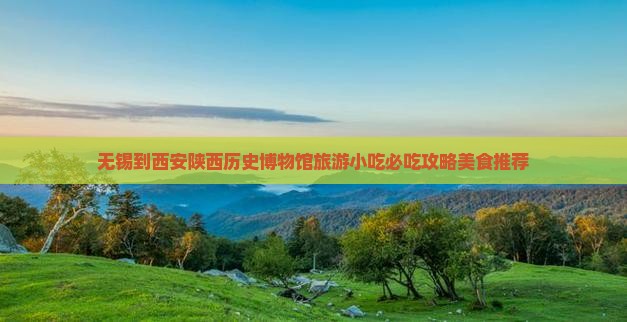无锡到西安陕西历史博物馆旅游小吃