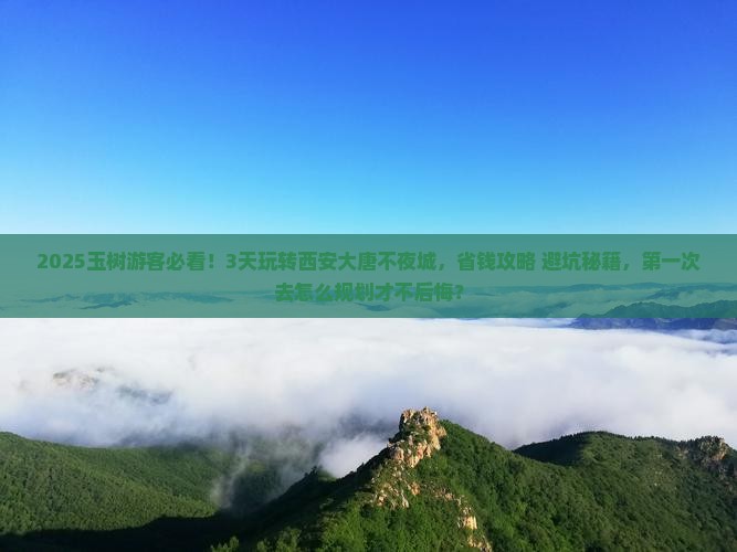 玉树到西安大唐不夜城四日游