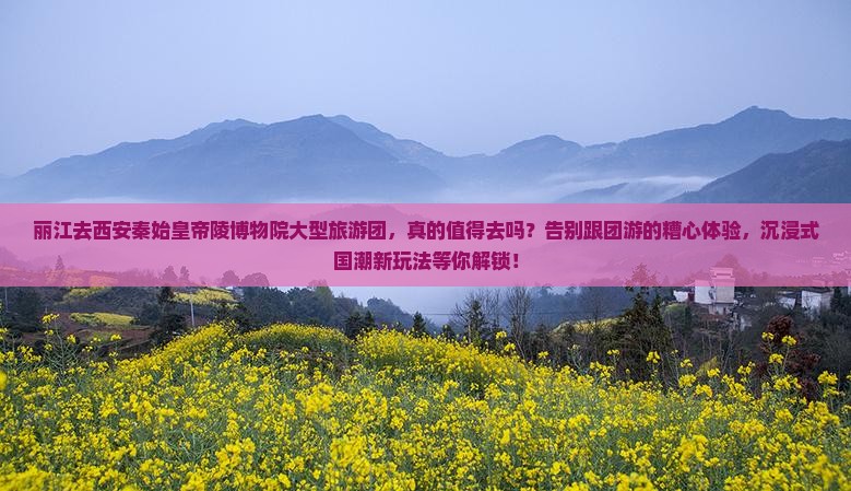 丽江去西安秦始皇帝陵博物院大型旅游团