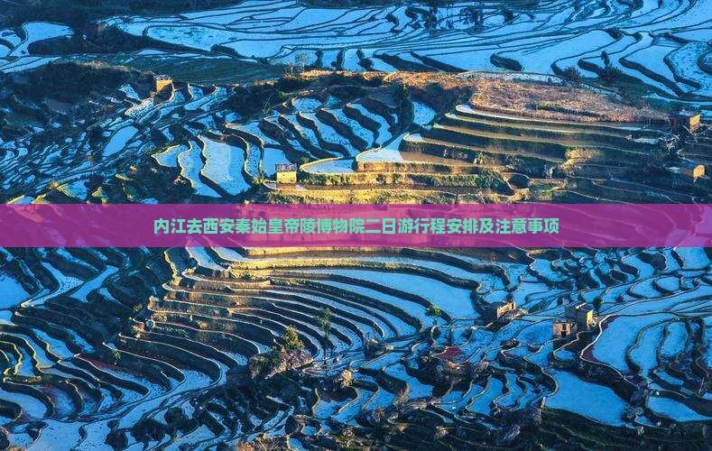 内江去西安秦始皇帝陵博物院二日游
