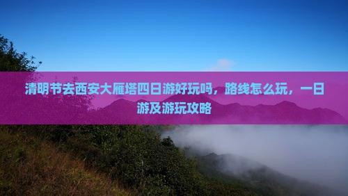 清明节去西安大雁塔四日游