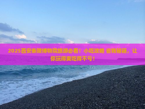 春节到西安秦始皇帝陵博物院旅游小吃