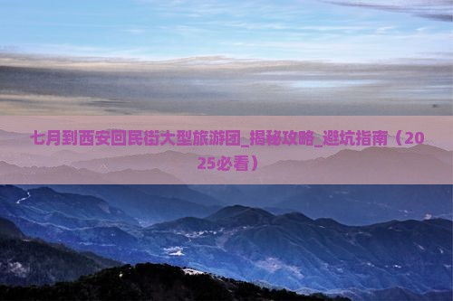 七月到西安回民街大型旅游团