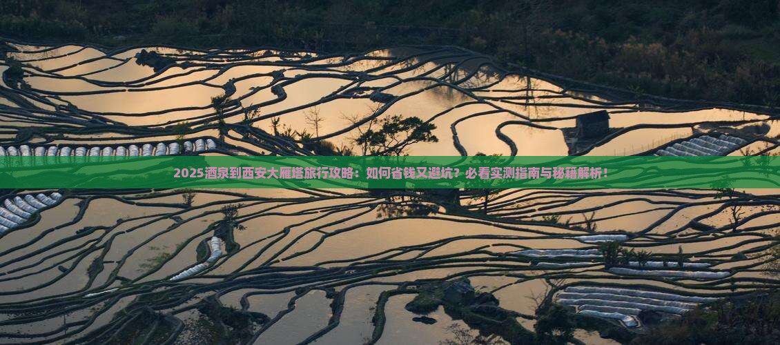 酒泉到西安大雁塔旅行社