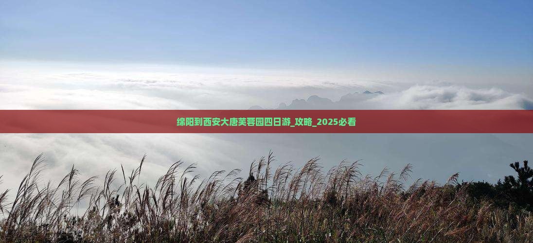 绵阳到西安大唐芙蓉园四日游