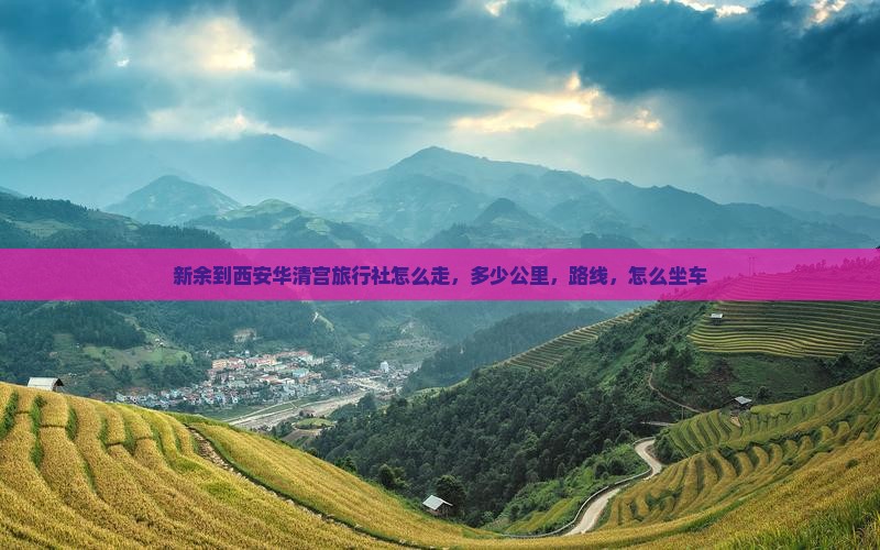 新余到西安华清宫旅行社