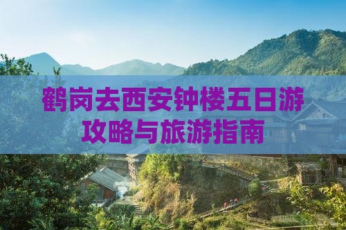 鹤岗去西安钟楼五日游