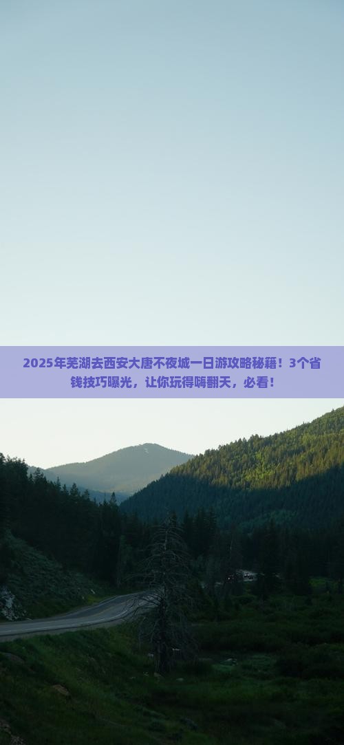 芜湖去西安大唐不夜城一日游