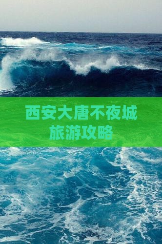 攀枝花去西安大唐不夜城攻略