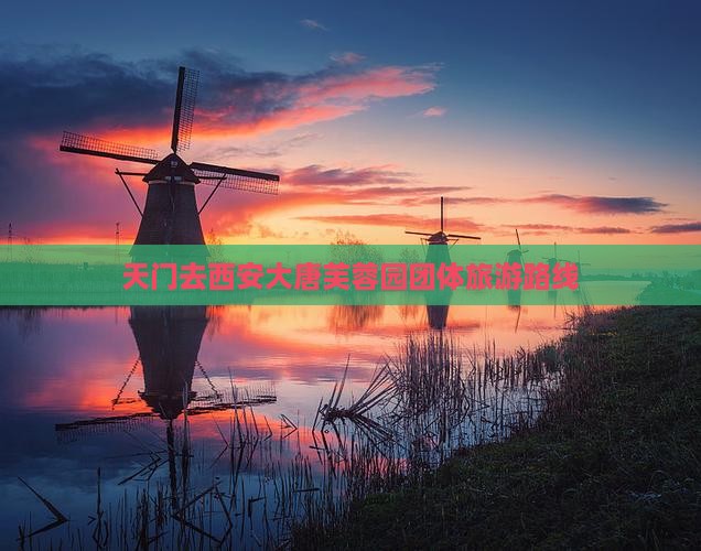 天门去西安大唐芙蓉园团体旅游