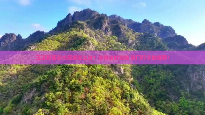 玉溪到西安大雁塔旅行社