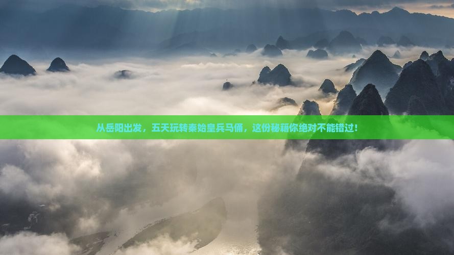 岳阳去西安秦始皇帝陵博物院五日游