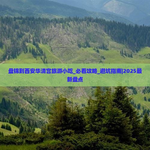 盘锦到西安华清宫旅游小吃