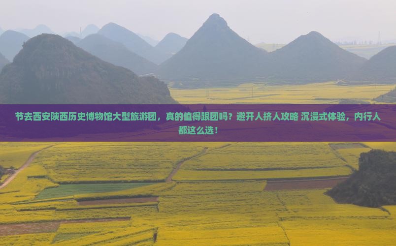 国庆节去西安陕西历史博物馆大型旅游团