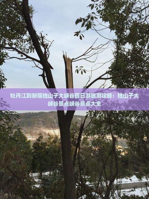 牡丹江到新疆独山子大峡谷四日游