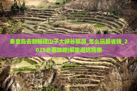秦皇岛去新疆独山子大峡谷旅游