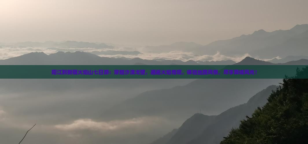阳江到新疆火焰山七日游