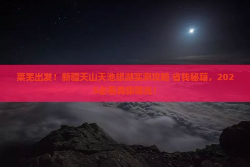 莱芜去新疆天山天池旅游