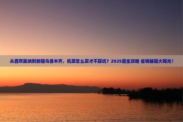 西双版纳去新疆乌鲁木齐门票