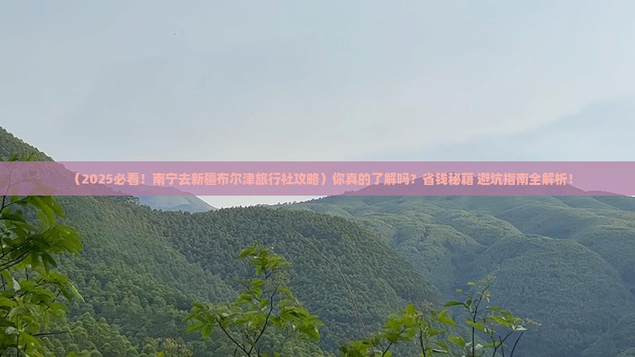 南宁去新疆布尔津旅行社