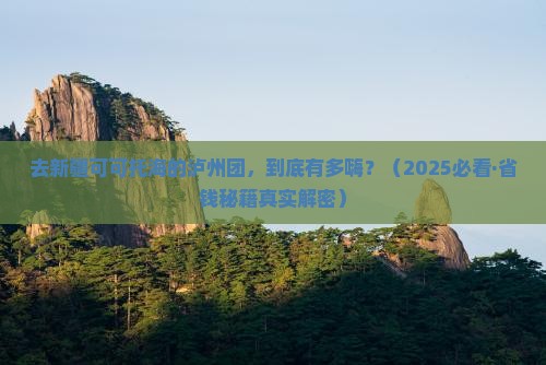 泸州去新疆可可托海大型旅游团