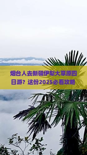 烟台去新疆伊犁大草原四日游