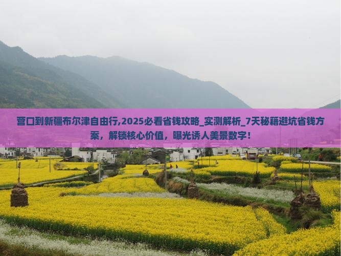 营口到新疆布尔津自由行