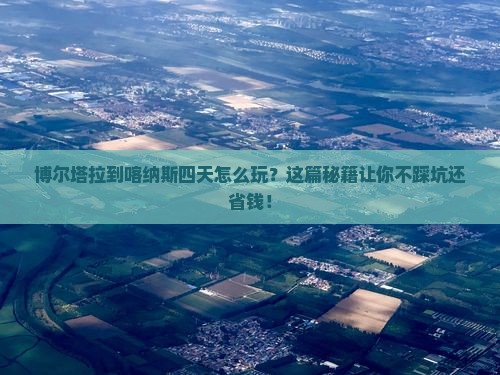 博尔塔拉到新疆喀纳斯四日游